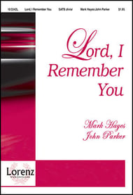 Lord, I Remember You SATB choral sheet music cover Thumbnail